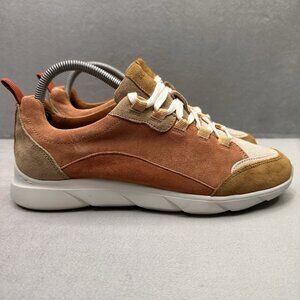 Sezane Tan and Cream Sneakers